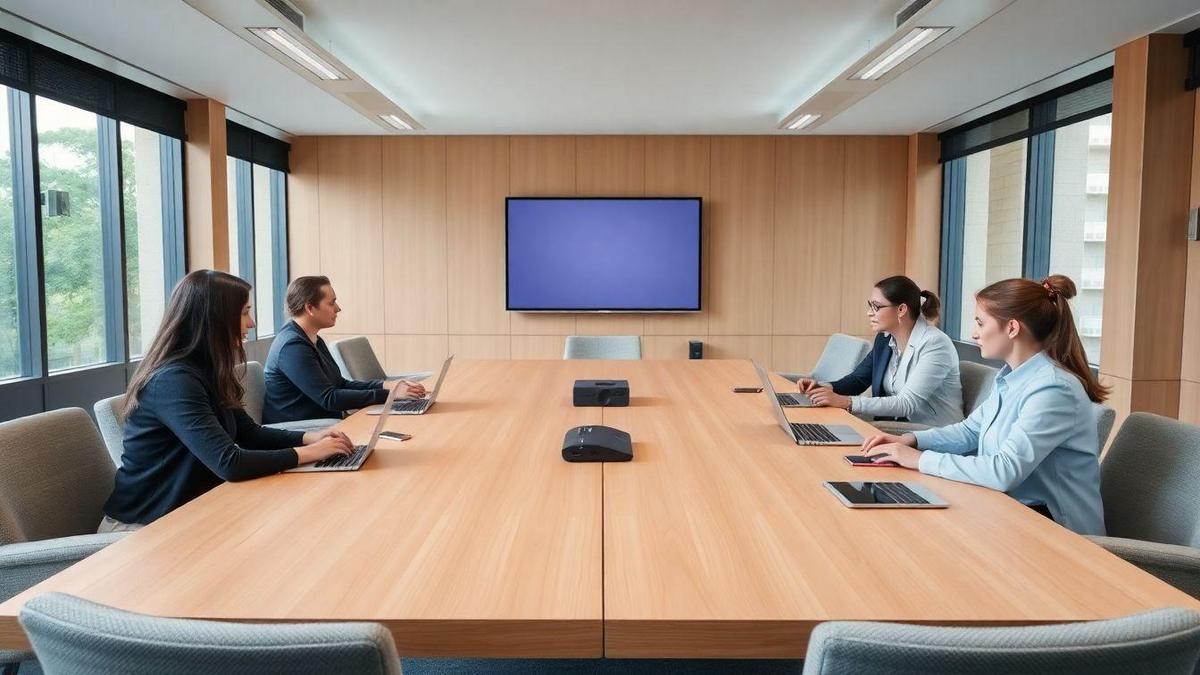 Redução de distrações em reuniões