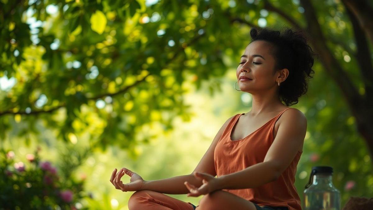 Autocuidado e meditação para a saúde mental